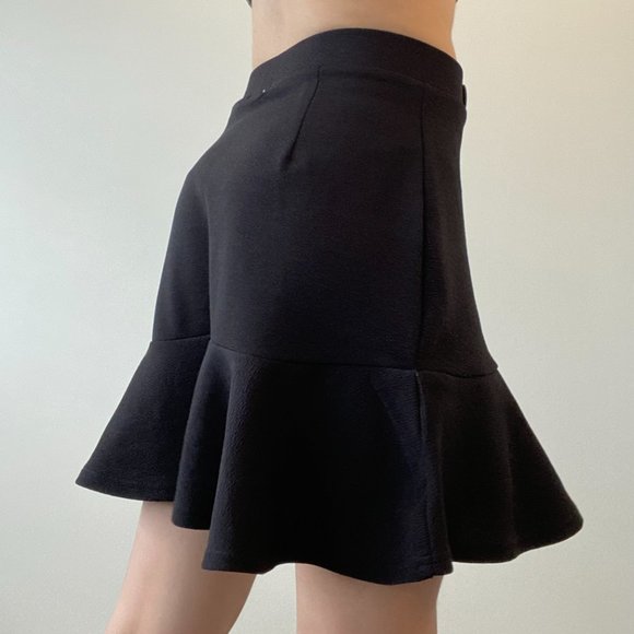 Black Mini Aline Skirt - Picture 4 of 4